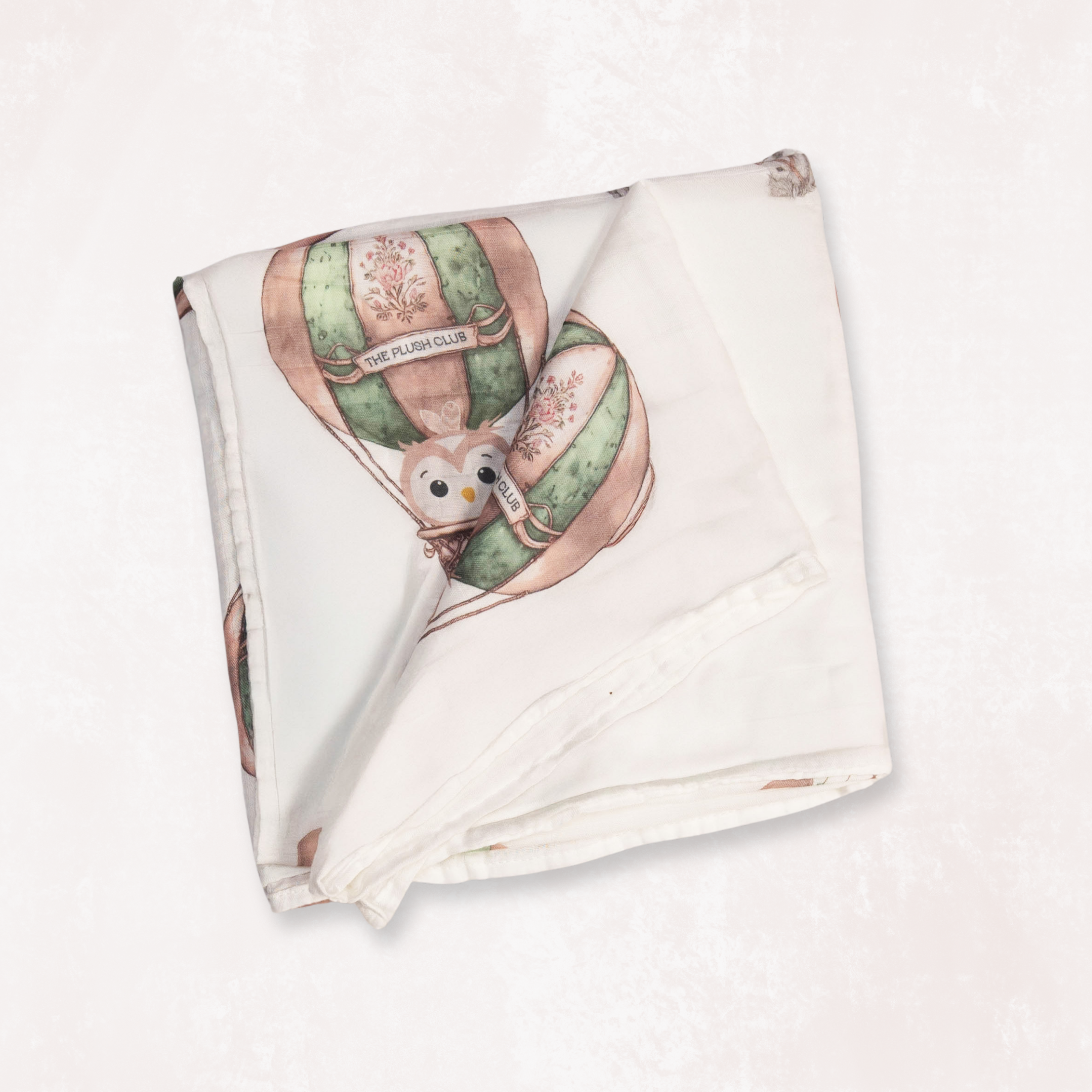 Owl Voyage Bamboo Muslin Swaddle