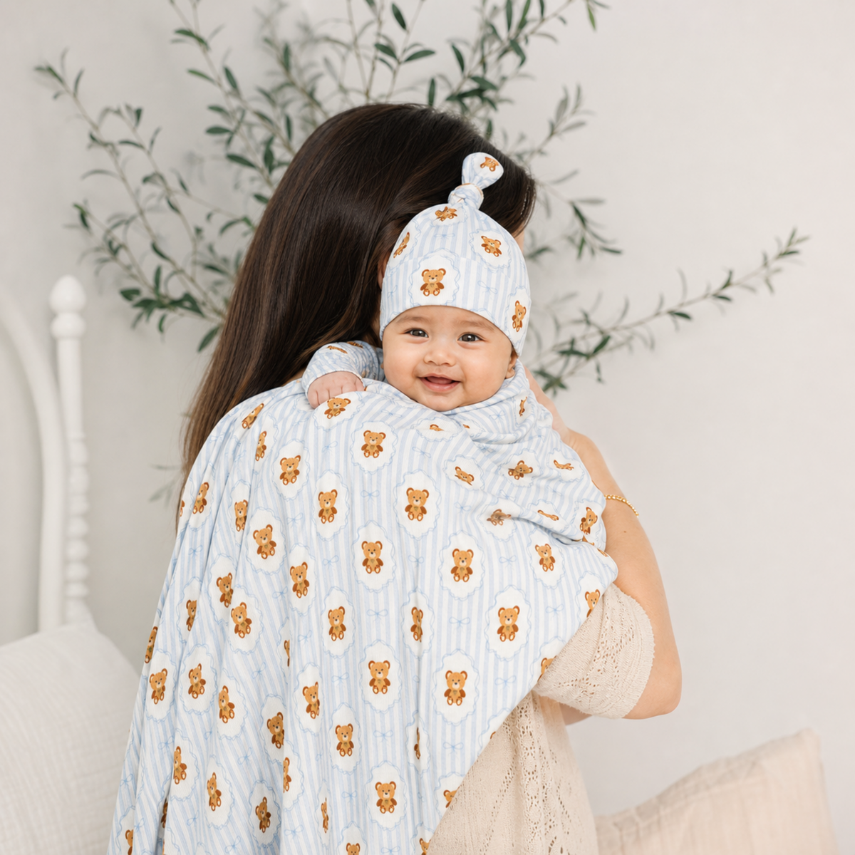 Teddy Tales Beanie (Baby boy hat)
