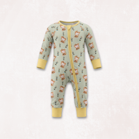 Monkute  Long Sleeves Zipper Rompers For Baby