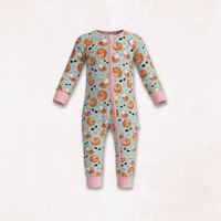 Hamptons Long Sleeves Zipper Romper For Baby