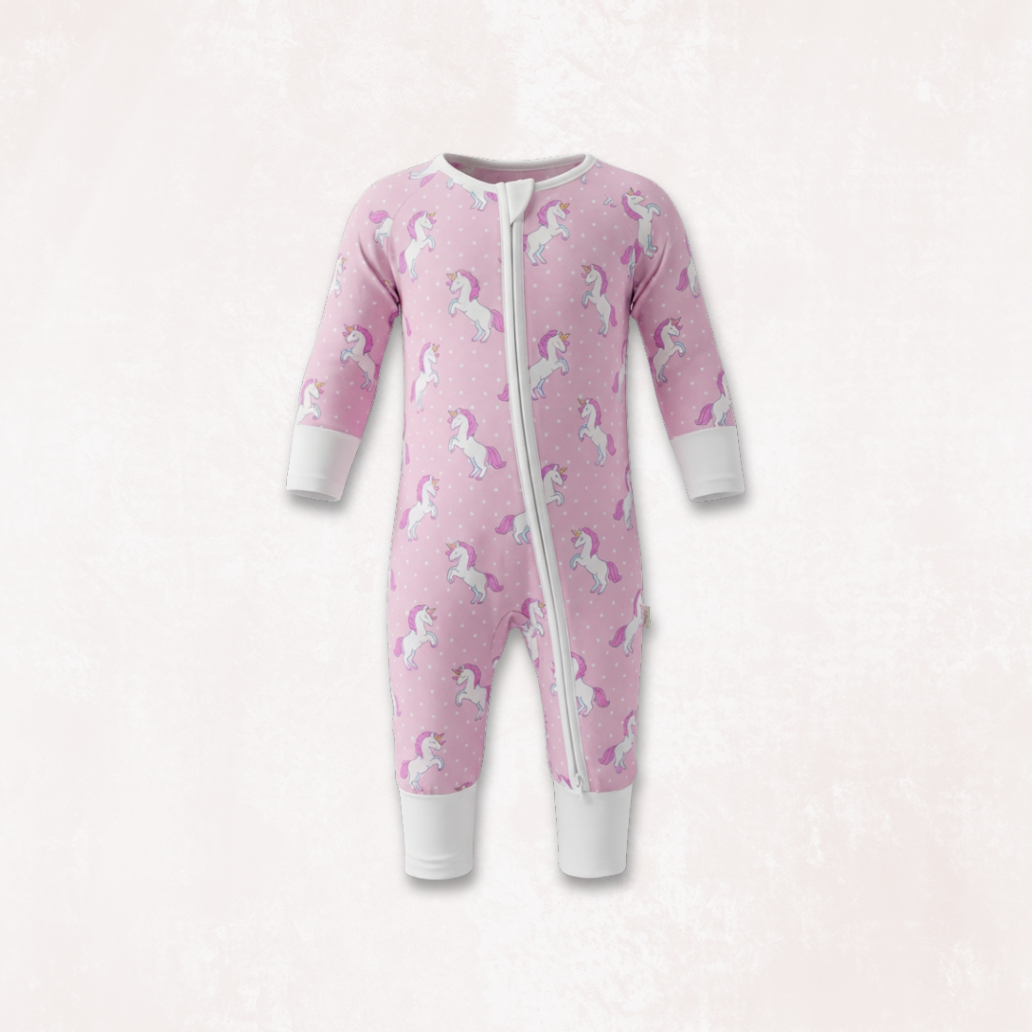 Unicorn Wonderland Long Sleeves Zipper Romper