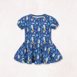 Mermaid Dreams Bodysuit Twirl Baby Girl Dress