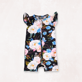 Blackrose Half Sleeves Zipper Romper For Baby