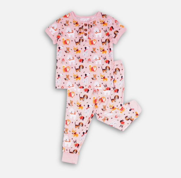 Puppy Love Pink & Unicorn Wonderland Pajama Set Combo