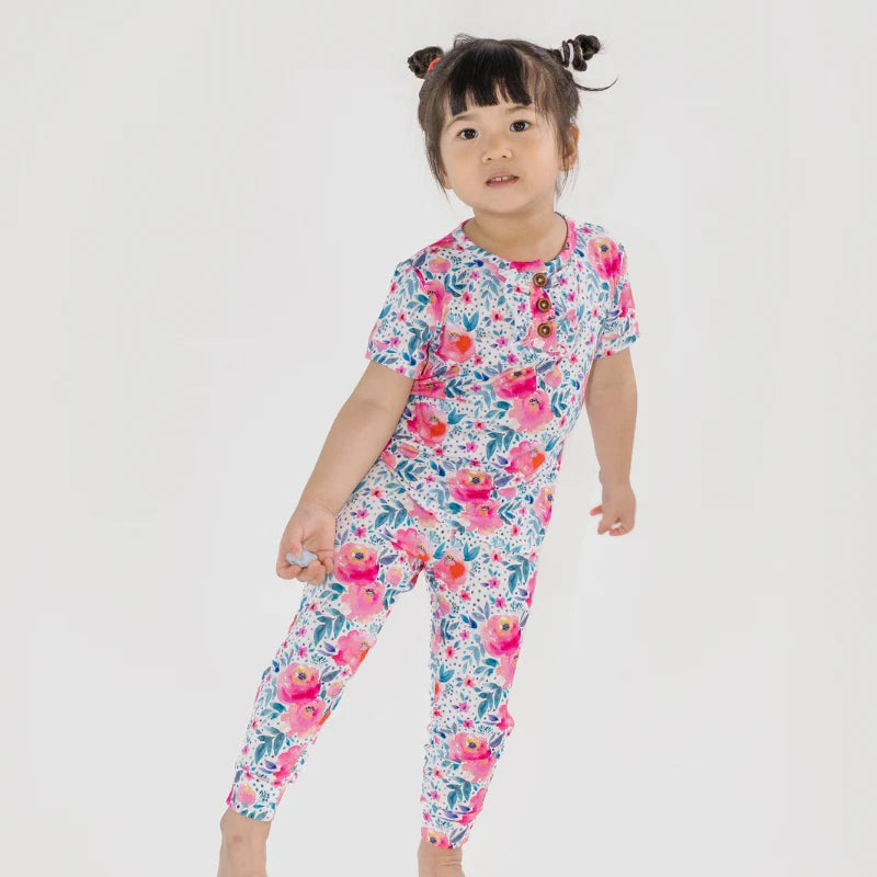 Pink Rose & Lemon Angel Pajama Set Combo