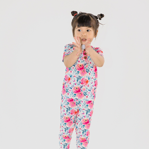 Pink Rose Kids Pyjama Set