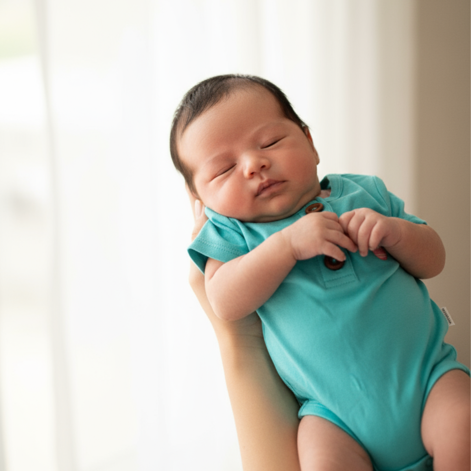 Signature Bodysuit/Onesie (Aqua  Blue)