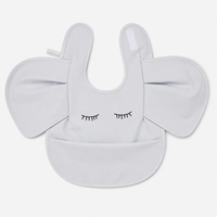 Sleepy Elephant Waterproof Feeding Bib