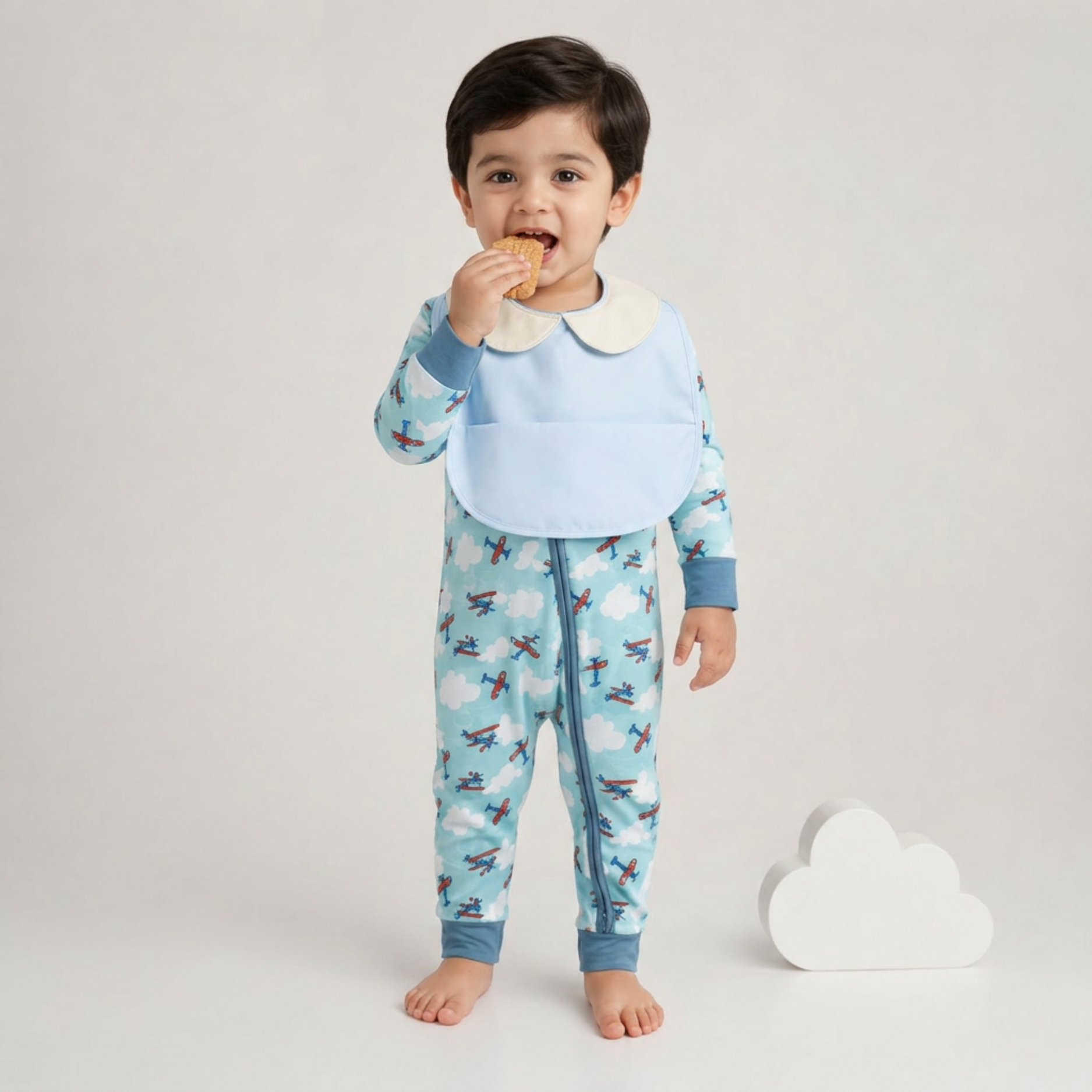 Bluebell Waterproof Feeding Bib