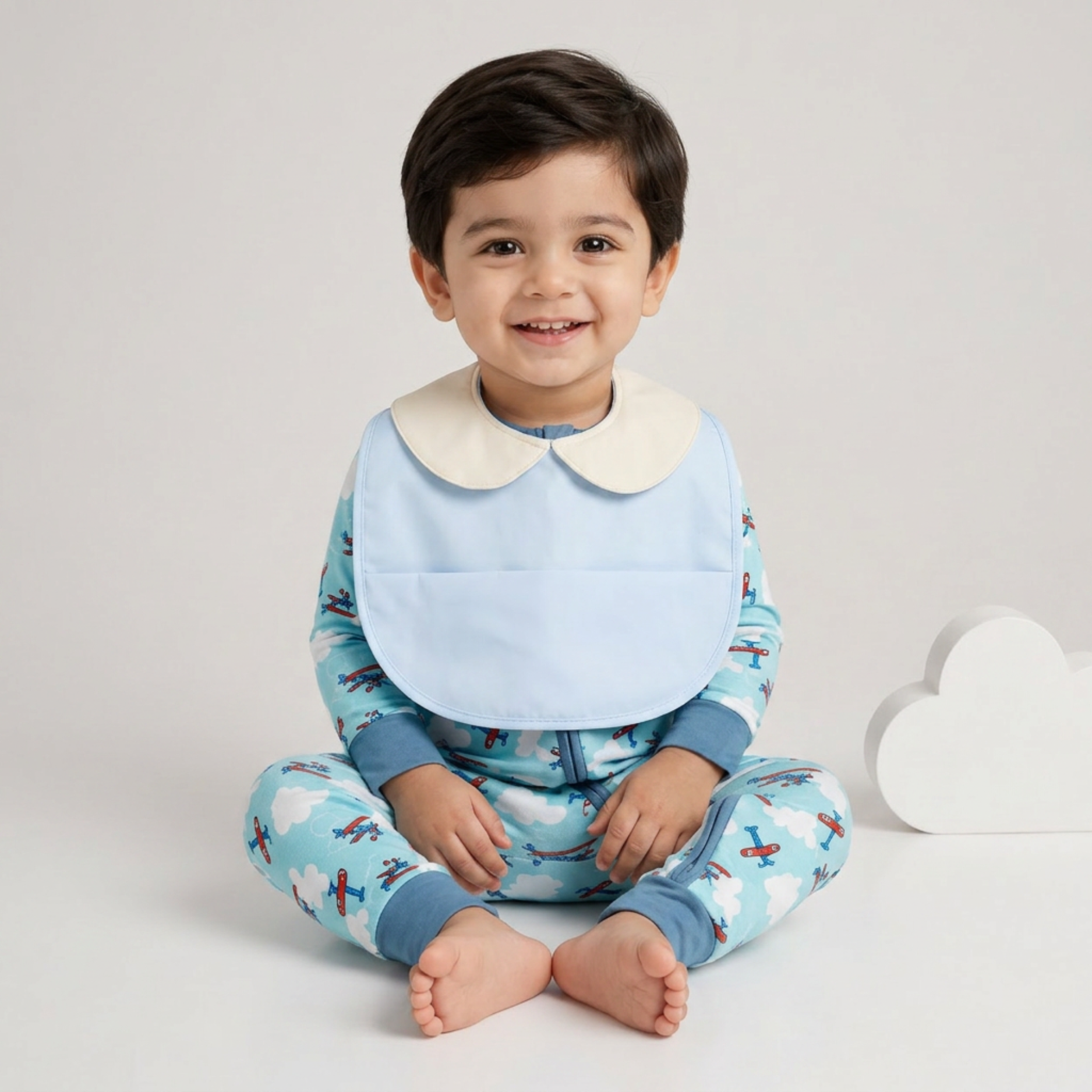Bluebell Waterproof Feeding Bib