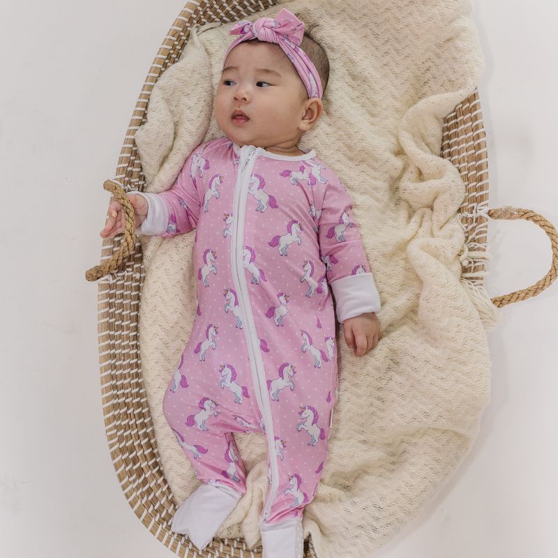 Unicorn Wonderland Long Sleeves Zipper Romper
