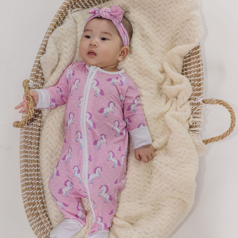 Unicorn Wonderland Long Sleeves Zipper Romper