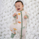 Dino Dreams & Dino World Long Sleeves Zipper Romper Combo