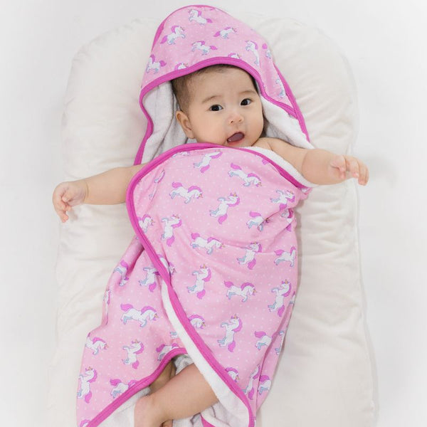 Unicorn Wonderland Bamboo Hooded Towel