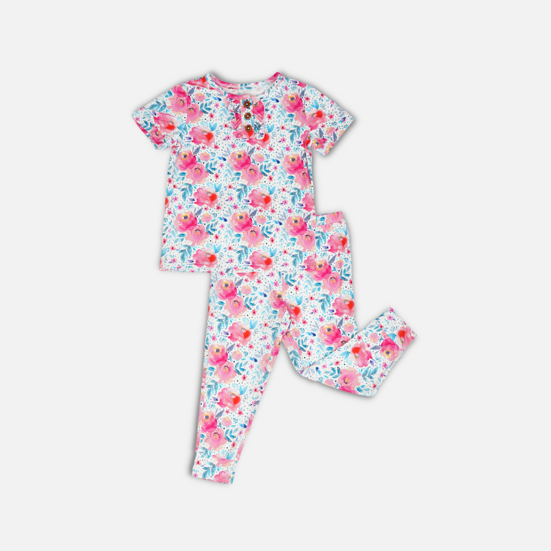 Pink Rose Kids Pyjama Set