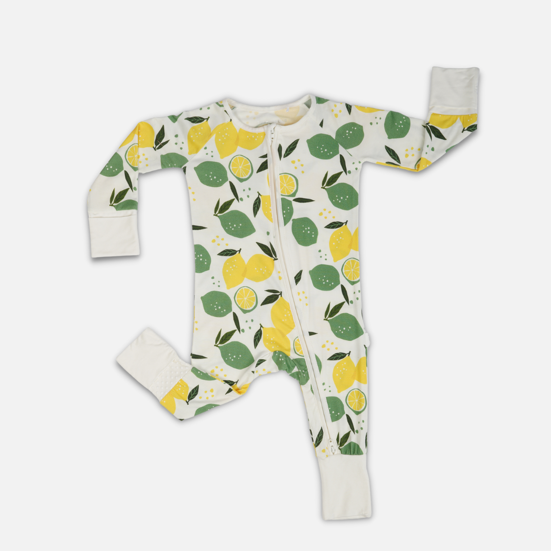 Lemon Angel Long Sleeves Zipper Romper For Baby