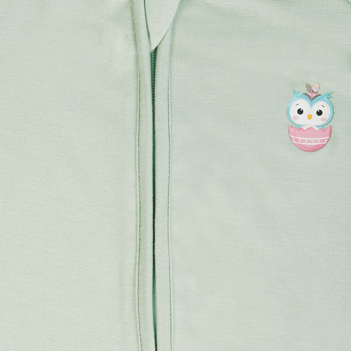 Signature Long Sleeves Zipper Romper For Baby (Mint Green)