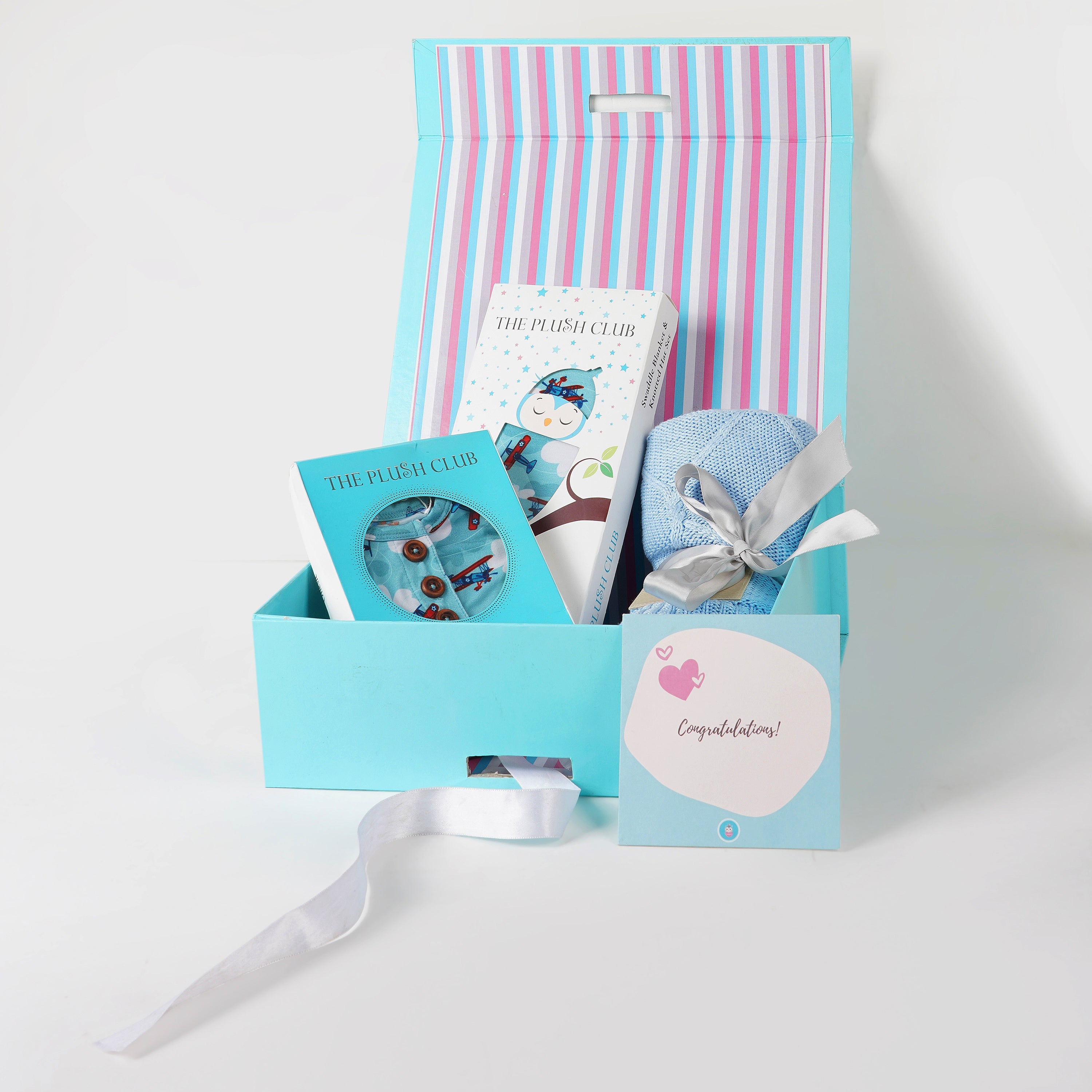 HOSPITAL TO HOME BABY BOY GIFT SET - JET SET GO