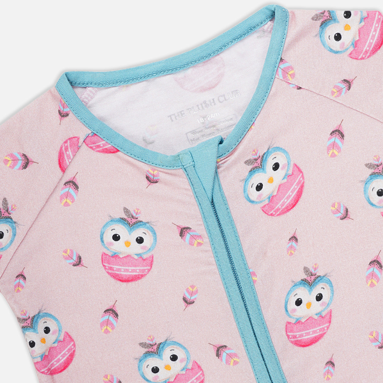 Owlster Long Sleeves Zipper Romper For Baby
