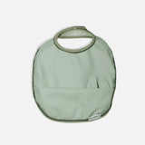 Olive | Waterproof Feeding Bib