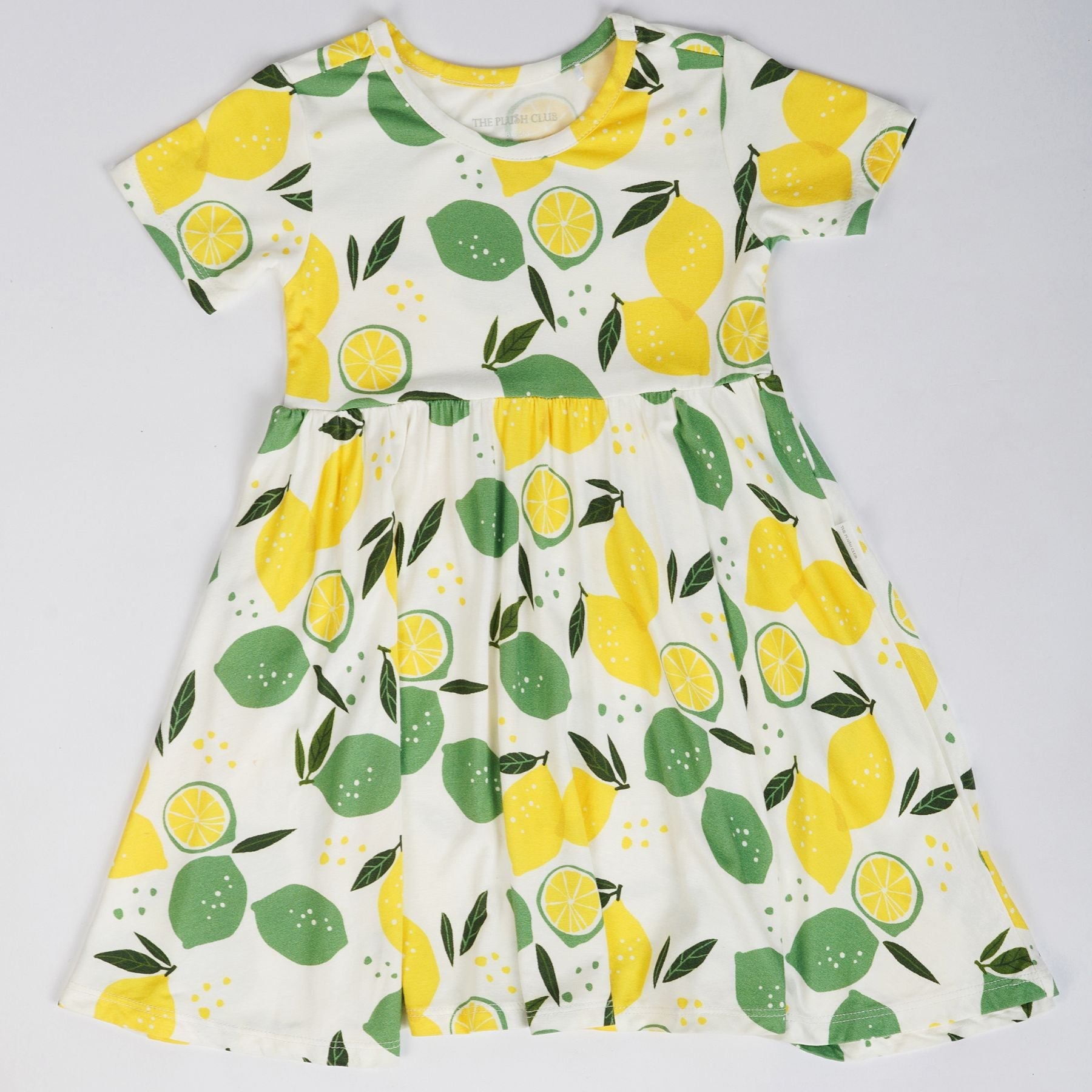 Lemon Angel Bodysuit Twirl Baby Girl Dress