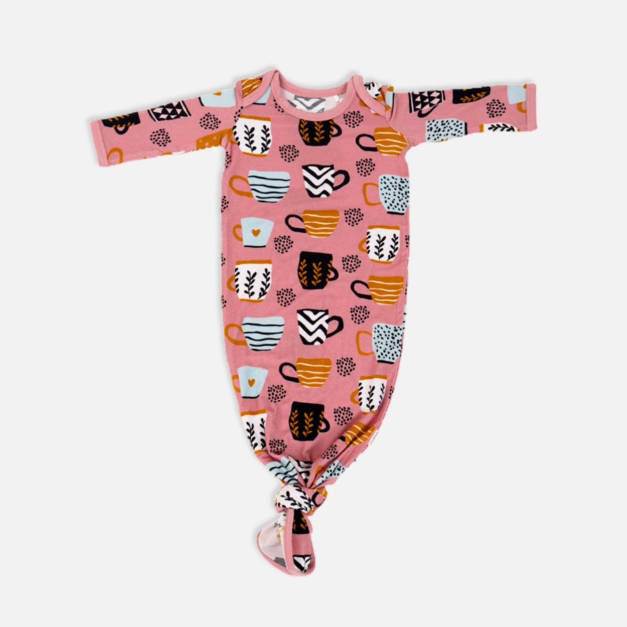 Cocolove Newborn Baby Toffee Knot Gown  Bodysuit