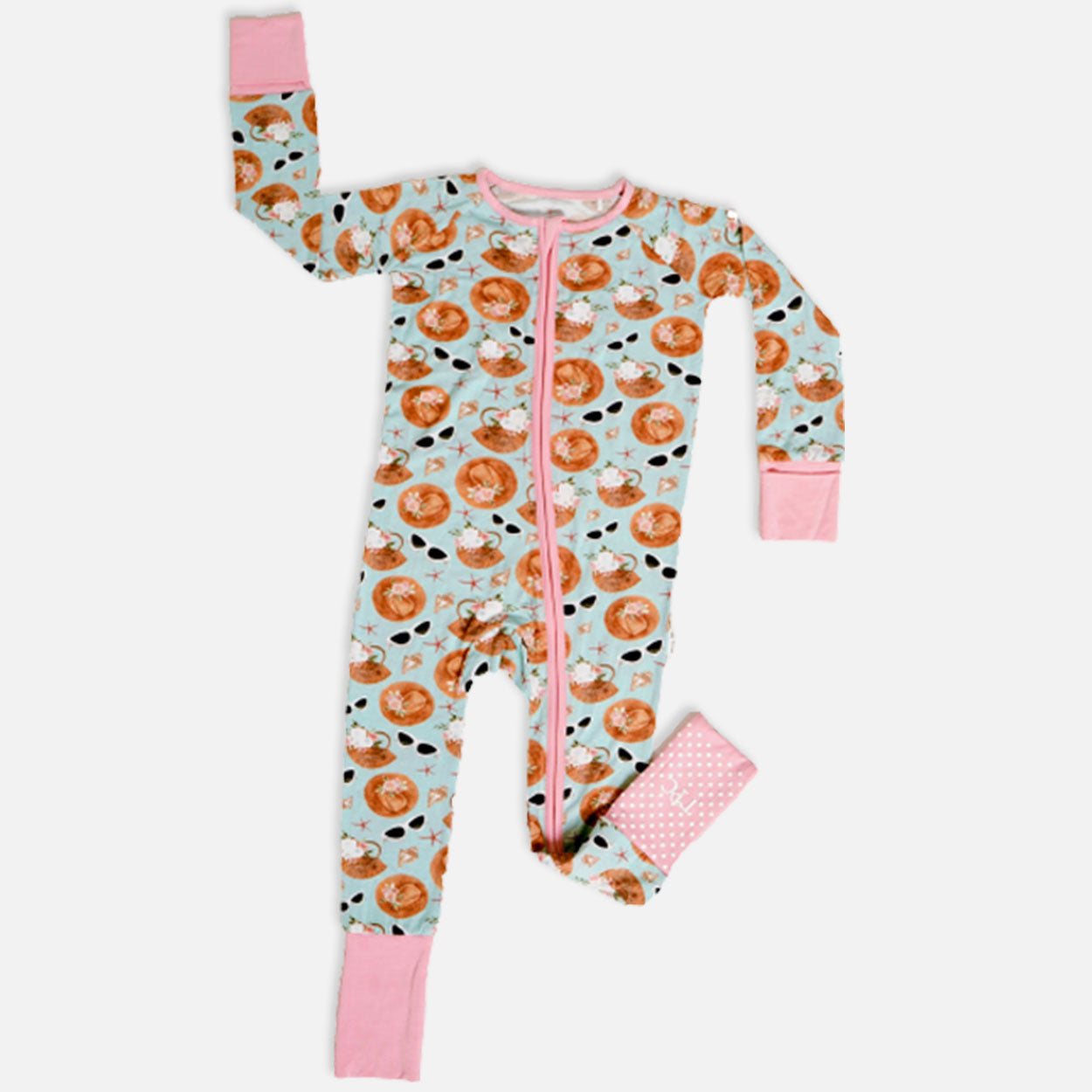 Hamptons & Signature  (Baby Pink) Long Sleeves Zipper