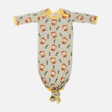 Monkute Newborn Baby Toffee Knot Gown Bodysuit