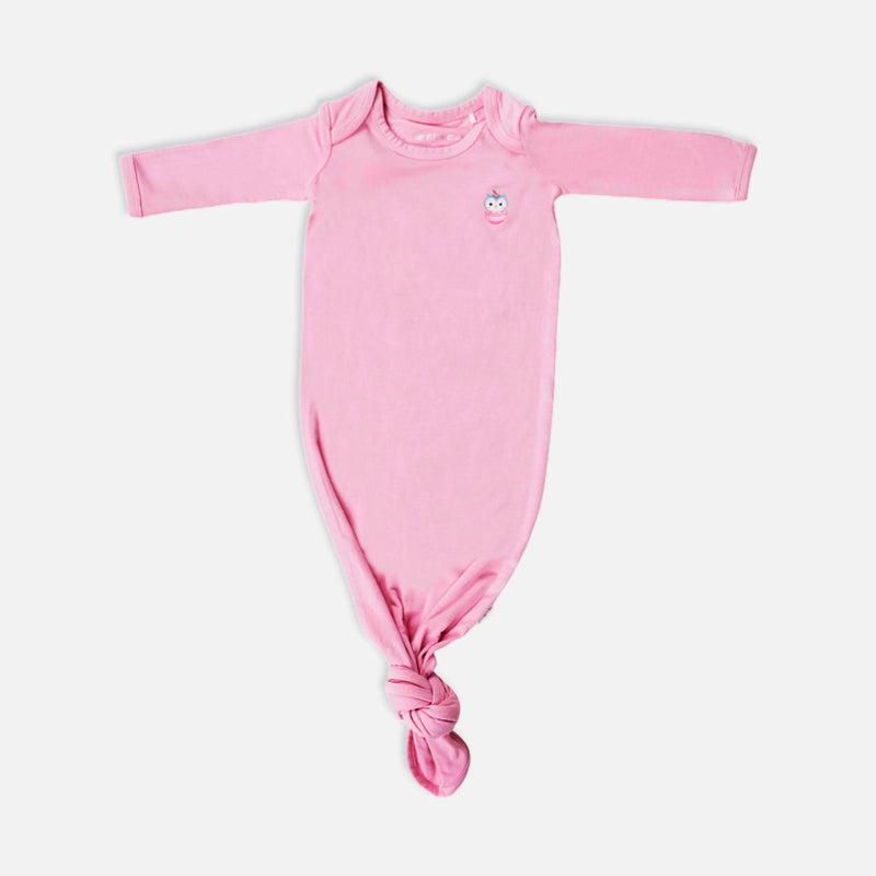 Glamorous Baby Pink Colored Designer Gown