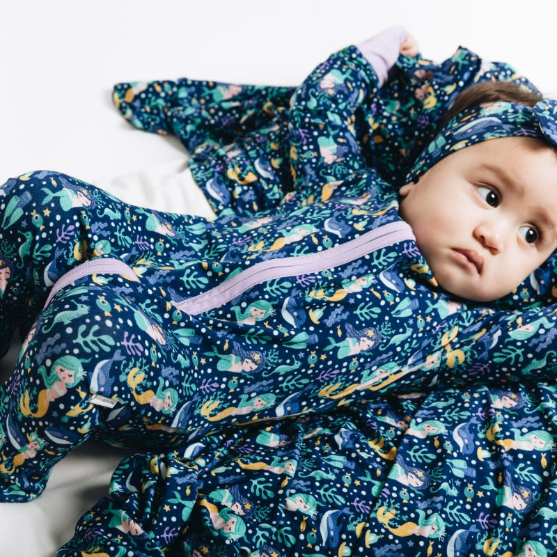 Mermaid Dreams & Lilac Blossom Long Sleeves Zipper Gift Set