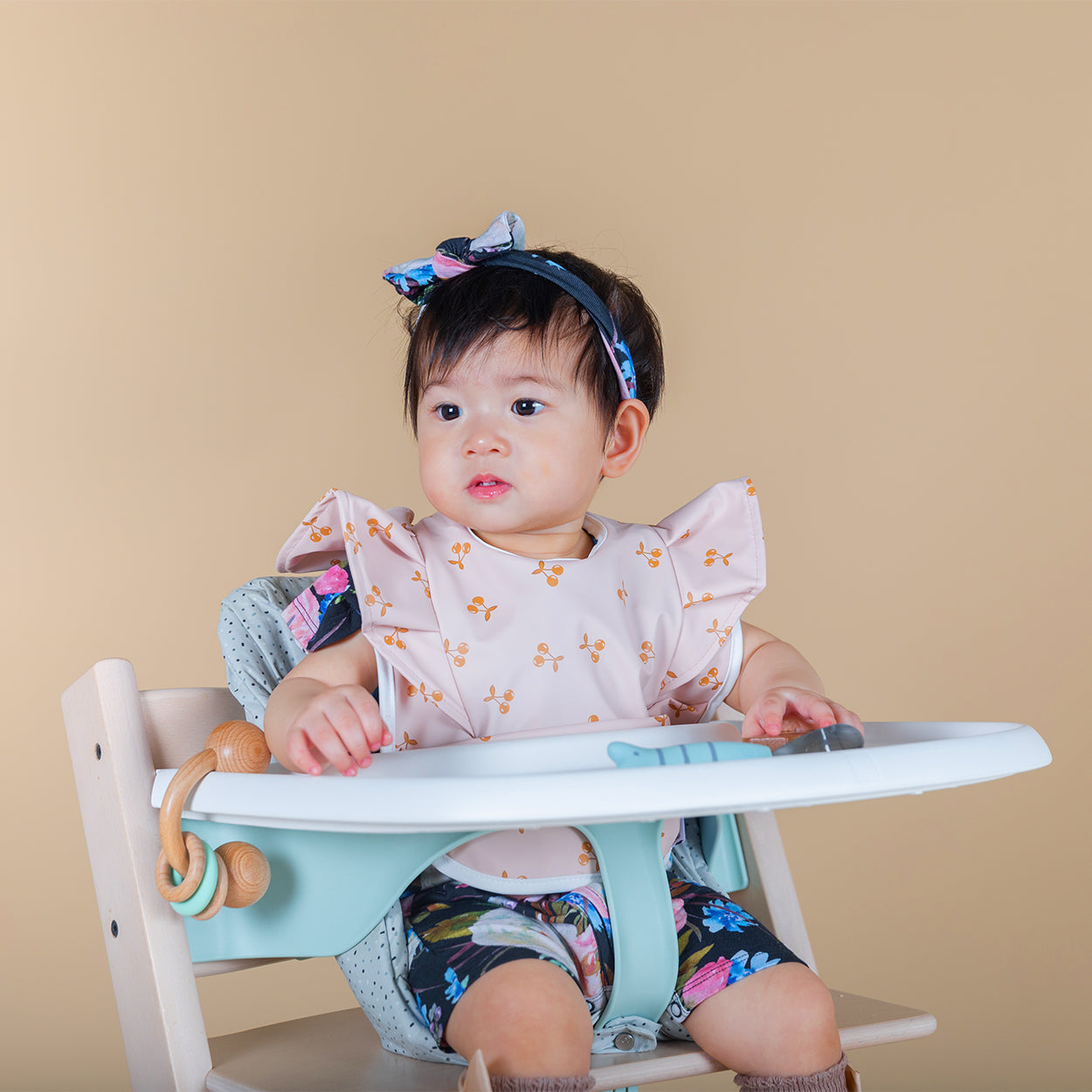 Cherry Blossom | Waterproof Feeding Bib