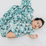 Jet Set Go Swaddle Blanket and Hat combo