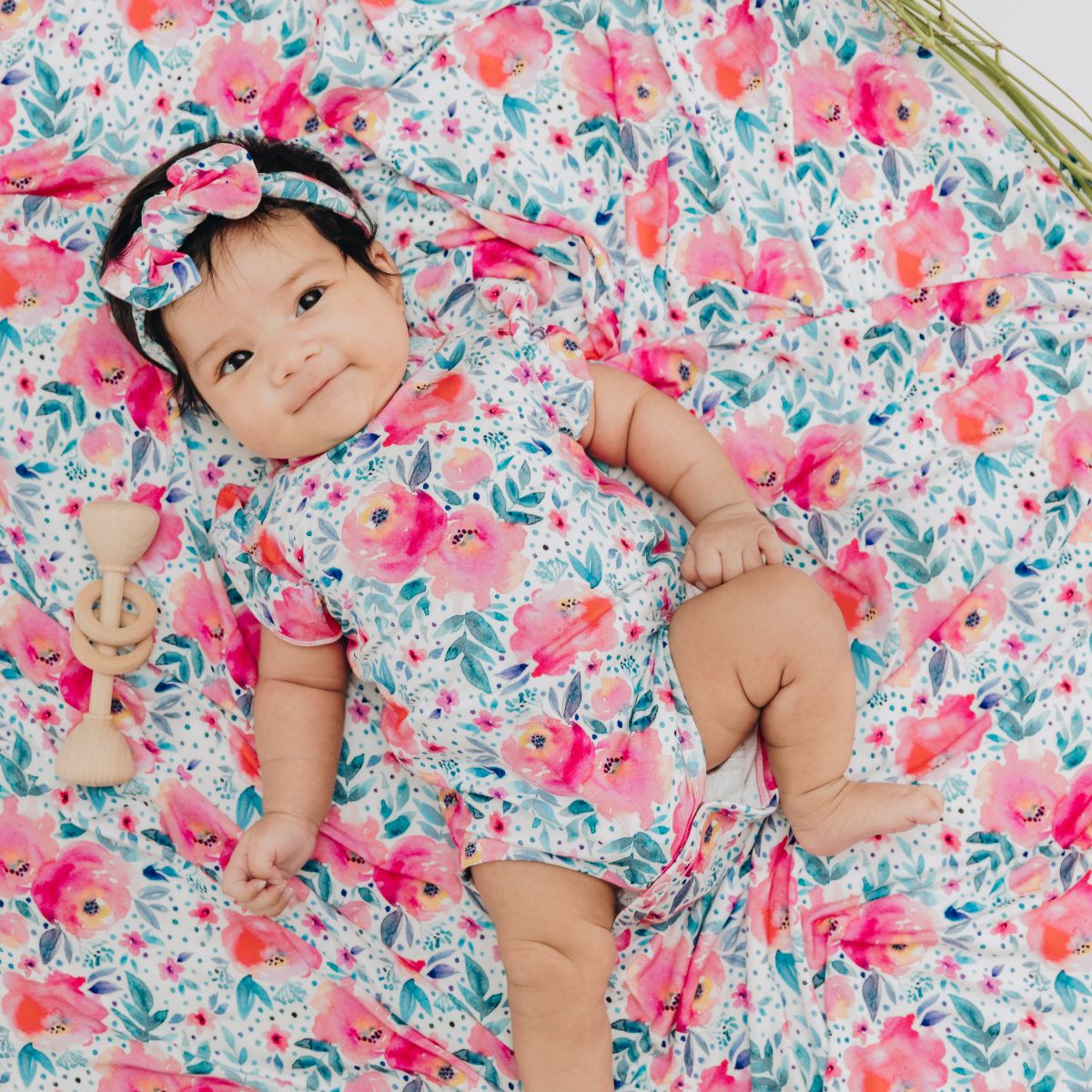 HOSPITAL TO HOME BABY GIRL GIFT SET - Pink Rose