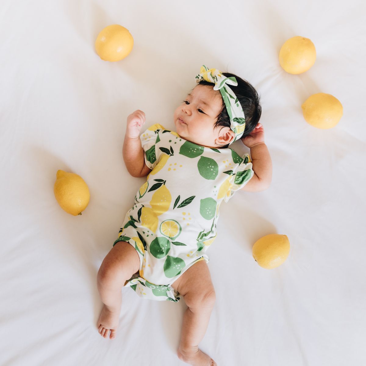 Lemon Angel Newborn Onesie